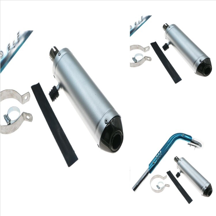 Dirt Bike Exhaust GREHUA 28mm Exhaust Muffler Kit For 50cc-125cc