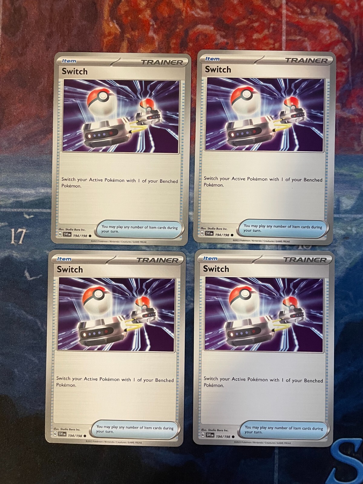 4x Switch 194/198 x4 - Scarlet & Violet - Pokemon TCG - Playset
