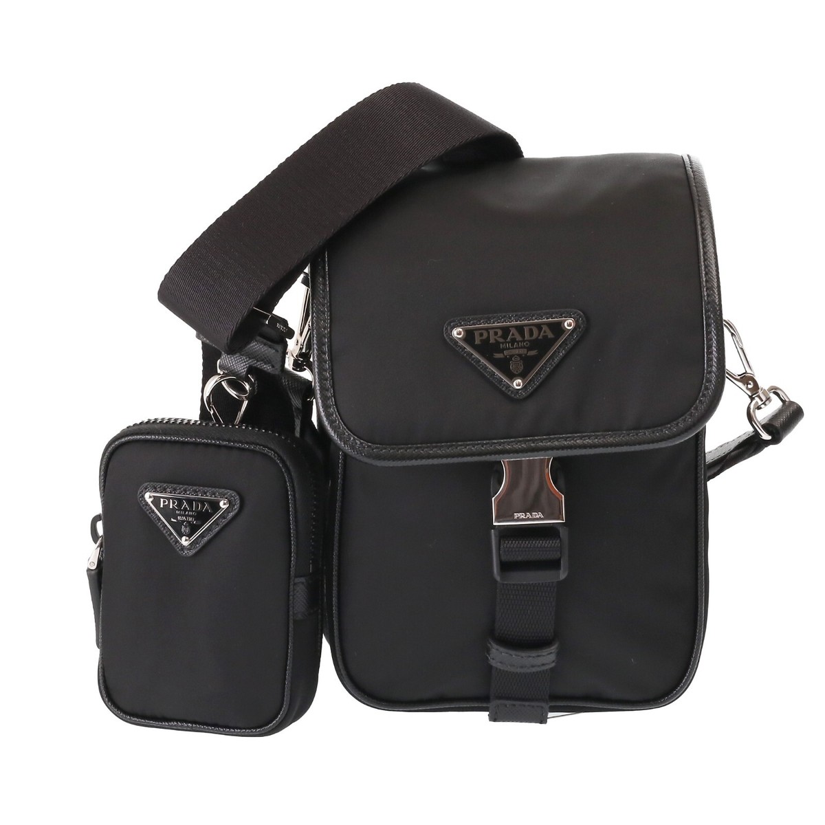 PRADA Shoulder bag with pouch crossbody men nylon 2VD043