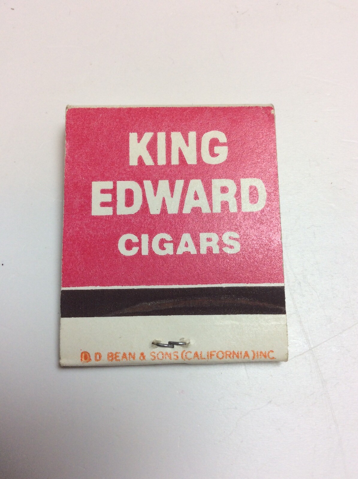 Vintage King Edward Cigar Matchbook * Classic Matches Memorabilia eBay