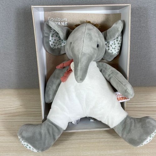 Couleurs Savane Elephant Plush Doudou et Compagnie Soft Toy Baby Gift