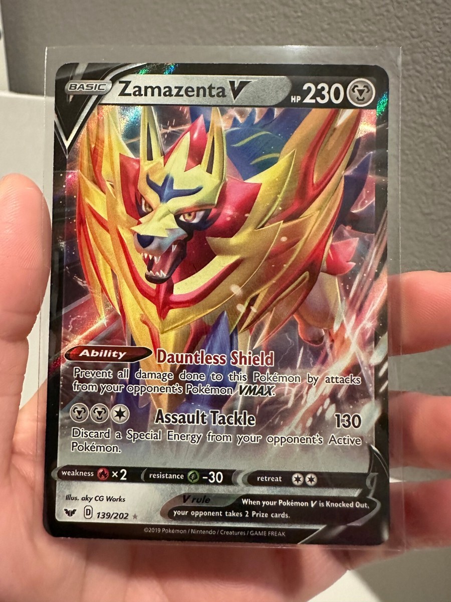 pokemon card zamazenta v price Prices Zamazenta V #105 Prices |