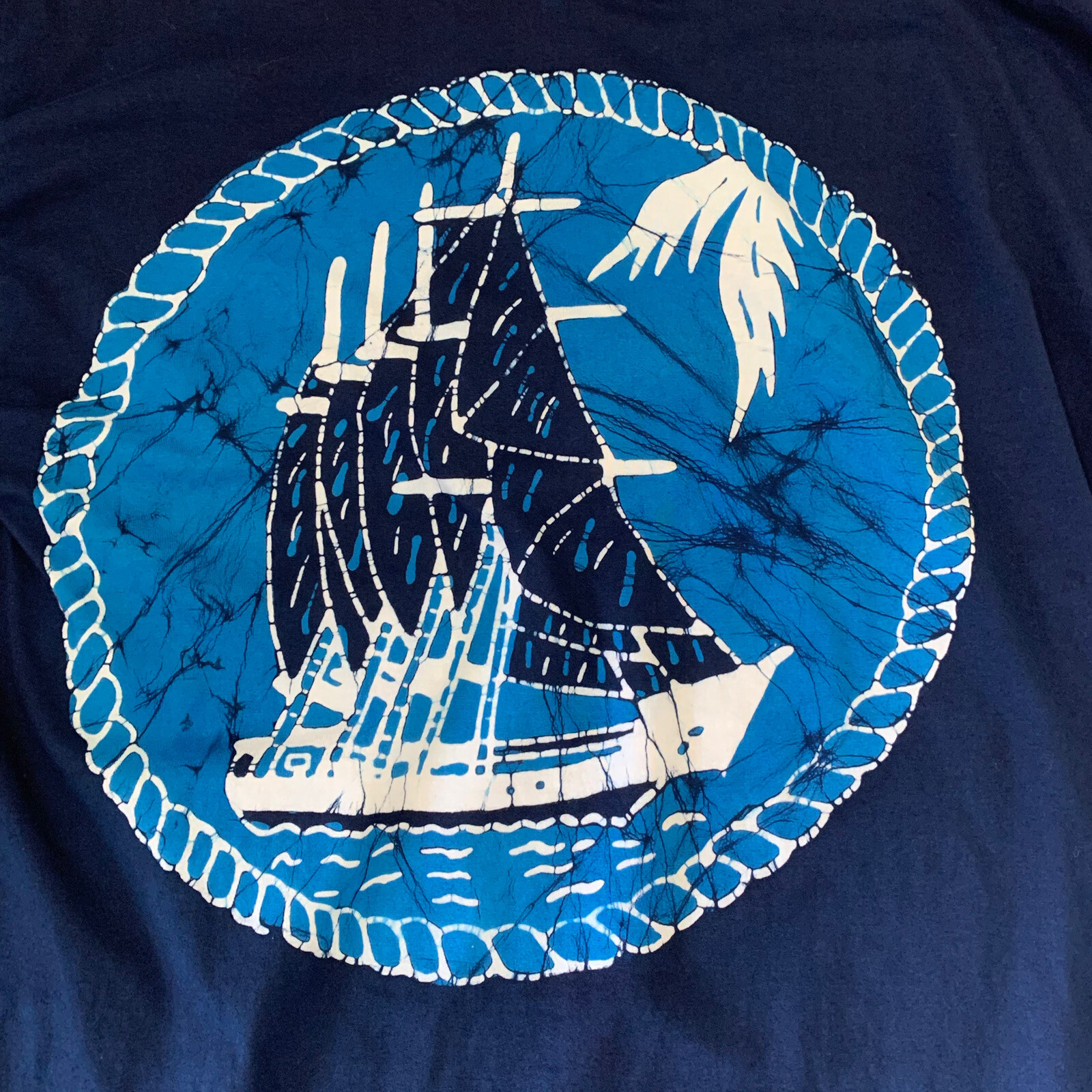 Caribelle Batik Men’s Large St Kitts Caribbean Blue H… - Gem