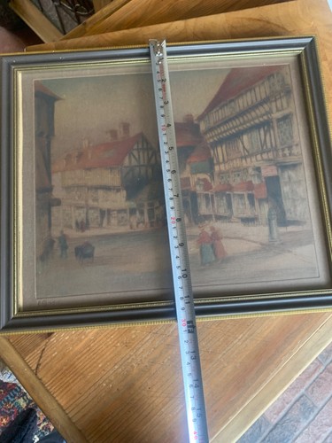 Louis Whirter (1873-1932) Original Signed Framed Etching Street Scene. 1922 - Picture 12 of 12