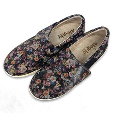 Alegria Loafers Cushioned Footbed Slip-On Floral Print Multicolor EU 37/US W 7
