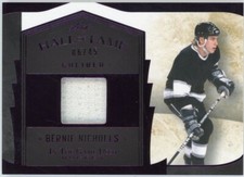 2023 IN THE GAME USED HOCKEY HALL of FAME CALIBER #06/45 KINGS Bernie Nichols