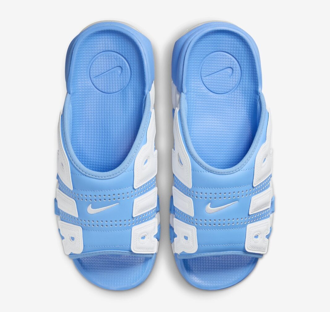 Nike Air More Uptempo Slide University Blue White FD9883-400 Nike Air More Uptempo Slide University Blue White FD9883-400