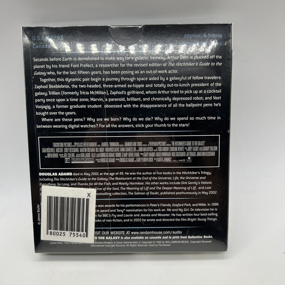 Hitchhiker's Guide To The Galaxy By Douglas Adams Audiobook Stephen