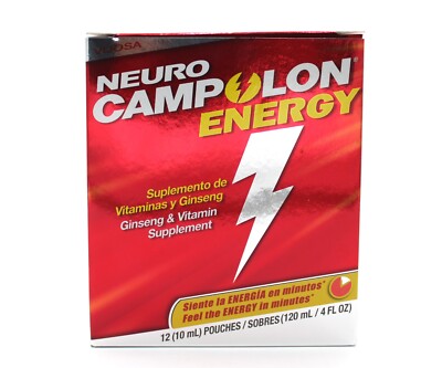 Neuro Campolon Energy / Vitamins Supplement / 12 Sobres / 12 Pouches