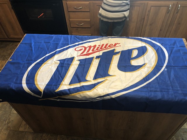 Miller Lite Beer Flag 3' X 5' Indoor Outdoor Beverage ...