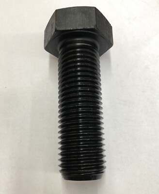 1-1/2''-6 X 3-1/2'' Hex Cap Screws Coarse Grade 5 1-1/2 diameter Black (2 Pieces)