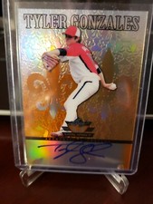 2012 Leaf Valiant orange base Tyler Gonzales #VA-TG1 Auto