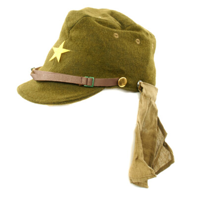 Japanese WWII Army EM/NCO Hat & Neck Flaps- Size 7 1/2 | eBay