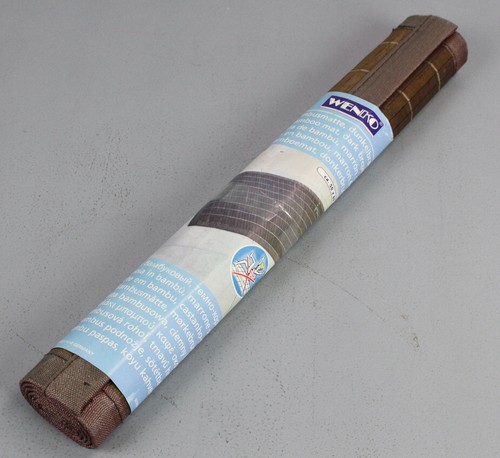 WENKO Badematte Bamboo 50 x 80 cm Badeteppich Badvorleger dunkelbraun NX-BM - Bild 5 von 10