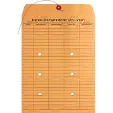 Business Source 2-Sided Inter Department Envelopes 100 / Box - Kraft (42255)