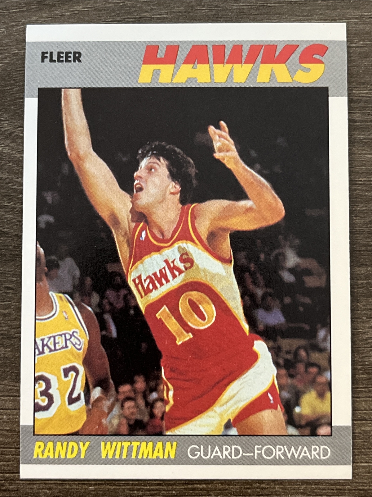 RANDY WITTMAN 1987 ATLANTA HAWKS 87-88 FLEER BASKETBALL NBA #126 /132 PACK FRESH