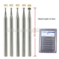WAVE Dental Surgical Round Burs 2 4 6 8 FG SURG Long 25mm Carbide Bur High Speed