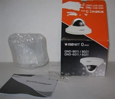 New Wisenet QNF-8011 Q Mini Dome 5MP Indoor Network Camera 2.8mm Lens 120dB