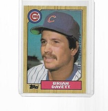 2017 TOPPS BASEBALL REDISCOVER TOPPS SILVER STAMPED BUYBACK BRIAN DAVETT #369