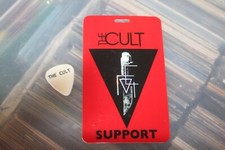 The Cult - Guitar Pick + Backstage Pass Collection #36 - FREE SHIPPING -