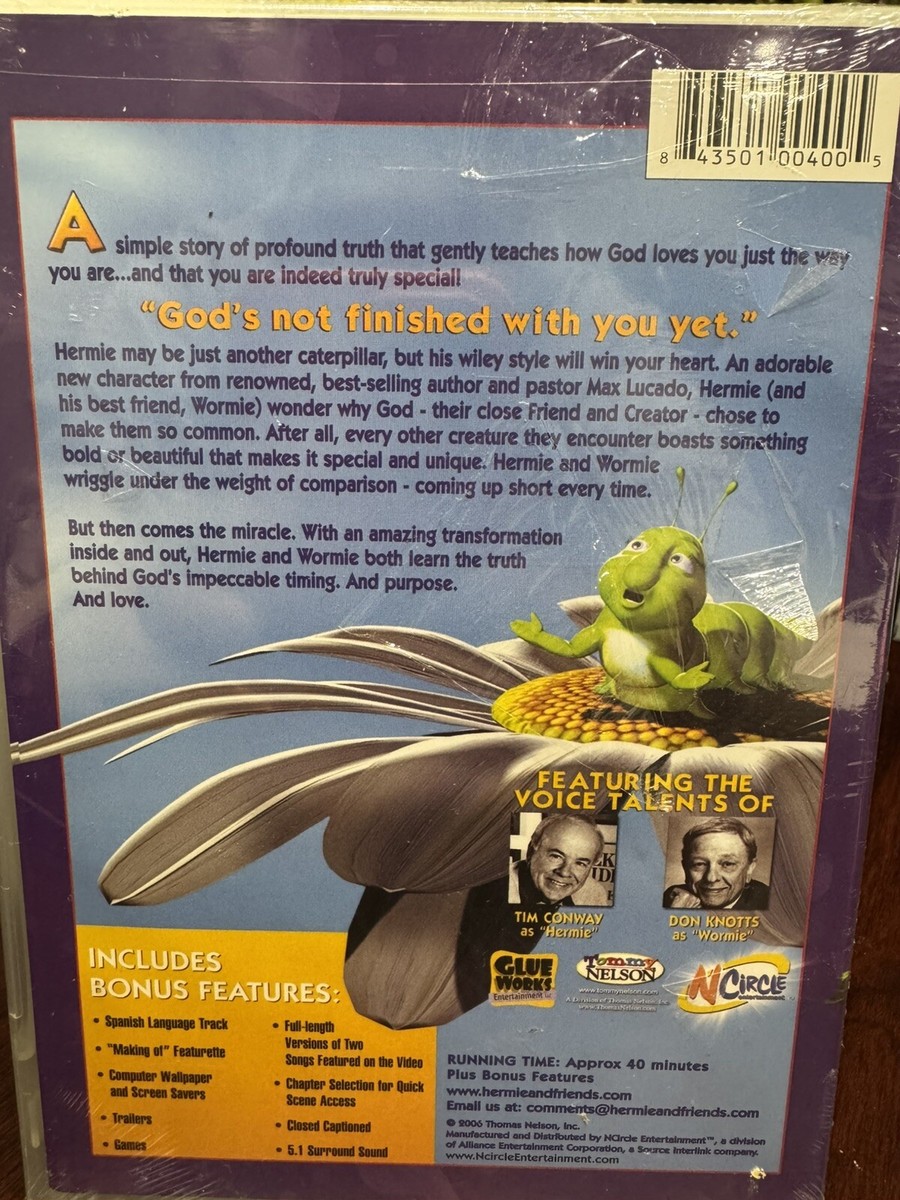 Hermie Friends - Hermie: The Common Caterpillar (DVD, 2003