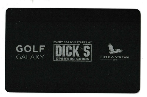Dicks Sporting Goods Collectible Gift Card No Value Mint 05 Golf 