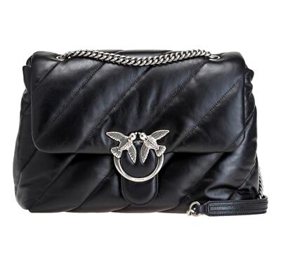 Pinko Women's Love Puff Big Bag Z99O Black Color