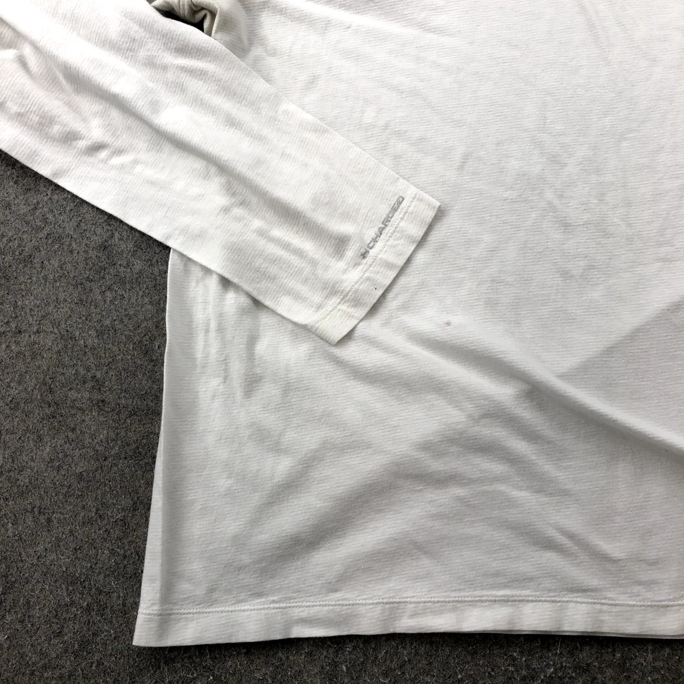 Camisa Under Armour Para Hombres XL Blanca Deletrear Logo Gimnasio Informal Gimnasio Entrenamiento * Foto 2 de 4