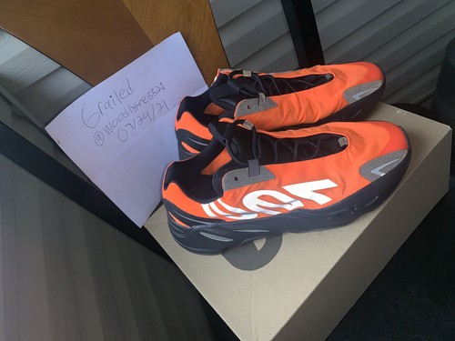 yeezy boost 700 mnvn orange | eBay