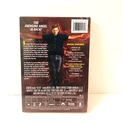 Dexter The Complete Sixth 6th Season DVD 4-Disc Set 2011 CBS