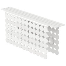 9.5x12 Inch Plastic Sink Saddle Kitchen Sink Divider Mat w/ Strong Suction Cups