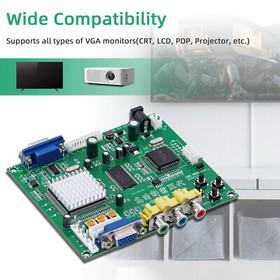 RGB CGA EGA YUV to VGA HD Game Video Converter Output Board Arcade Jamma Game