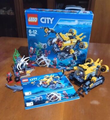 LEGO City Deep Sea U-Boote (60092) gelbes U-Boot komplett