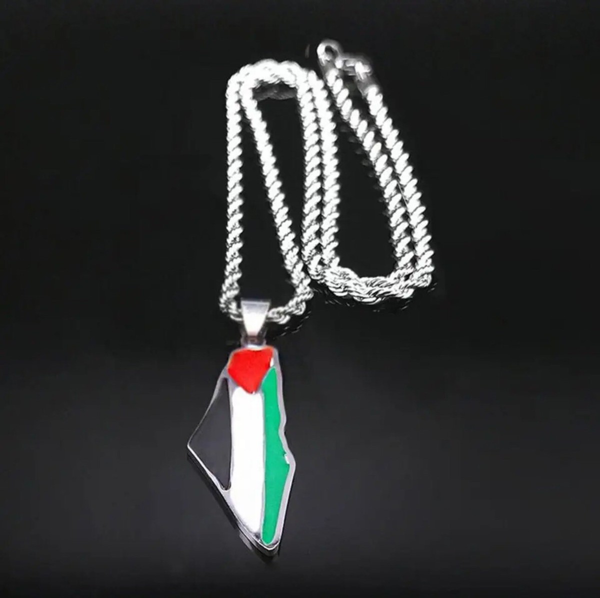 Palestine Map Pendant Necklace | The Palestine Shop