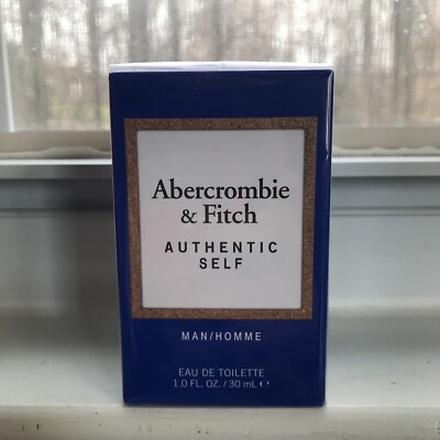 NEW Abercrombie & Fitch AUTHENTIC SELF Men's Eau de Toilette Cologne 1 oz SEALED