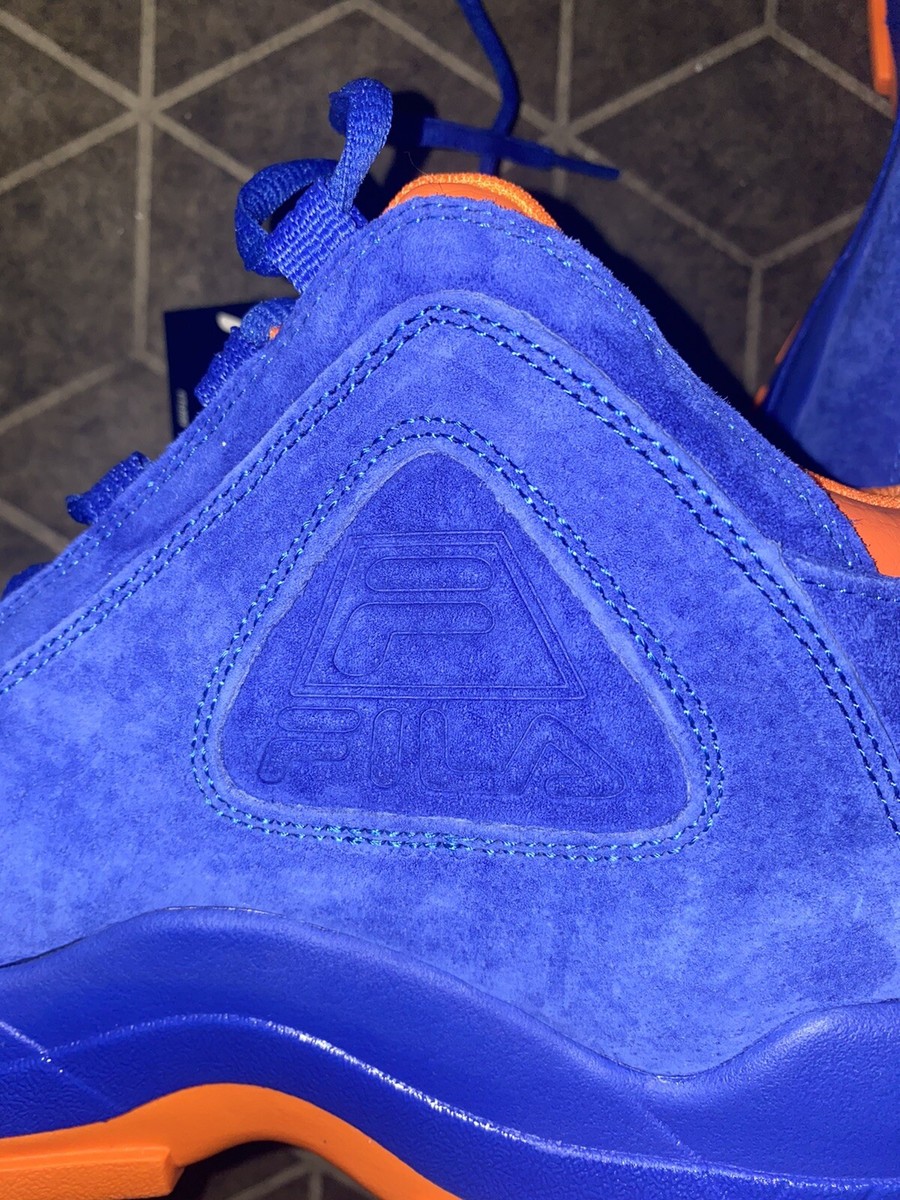 FILA MENS GRANT HILL 2 NEW YORK KNICKS SUEDE SHOES EXTREMELY  display picture 3
