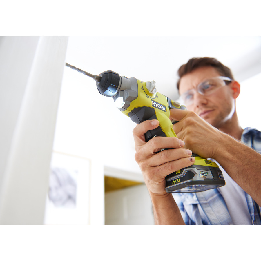 Ryobi Schwarz Akku-Bohrhammer "Ryobi R18sds-0 Solo 18 V 45352 Joule" von Baur - Image 4