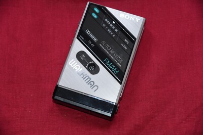 SONY WM-F100 WALKMAN Cassette Player Full metal body New belt