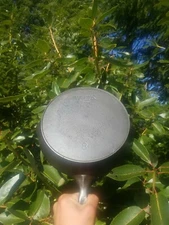 Great Early "Wapak" Oneta,Ohio Antique#8 Skillet-Super Smooth Old Iron Cookware!