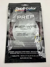 Dupli-color PW100 Touch-up Repair Prep-Wipe Towelette 1/2 " X 11", 0.5fl Oz