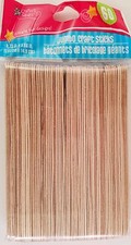 JUMBO WOODEN CRAFT POPSICLE STICKS 6" x 3/4" 60 Wood Sticks/Pk
