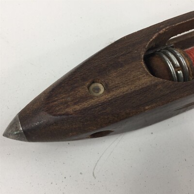 Antique Wooden Loom Weaving Fly Shuttle 16