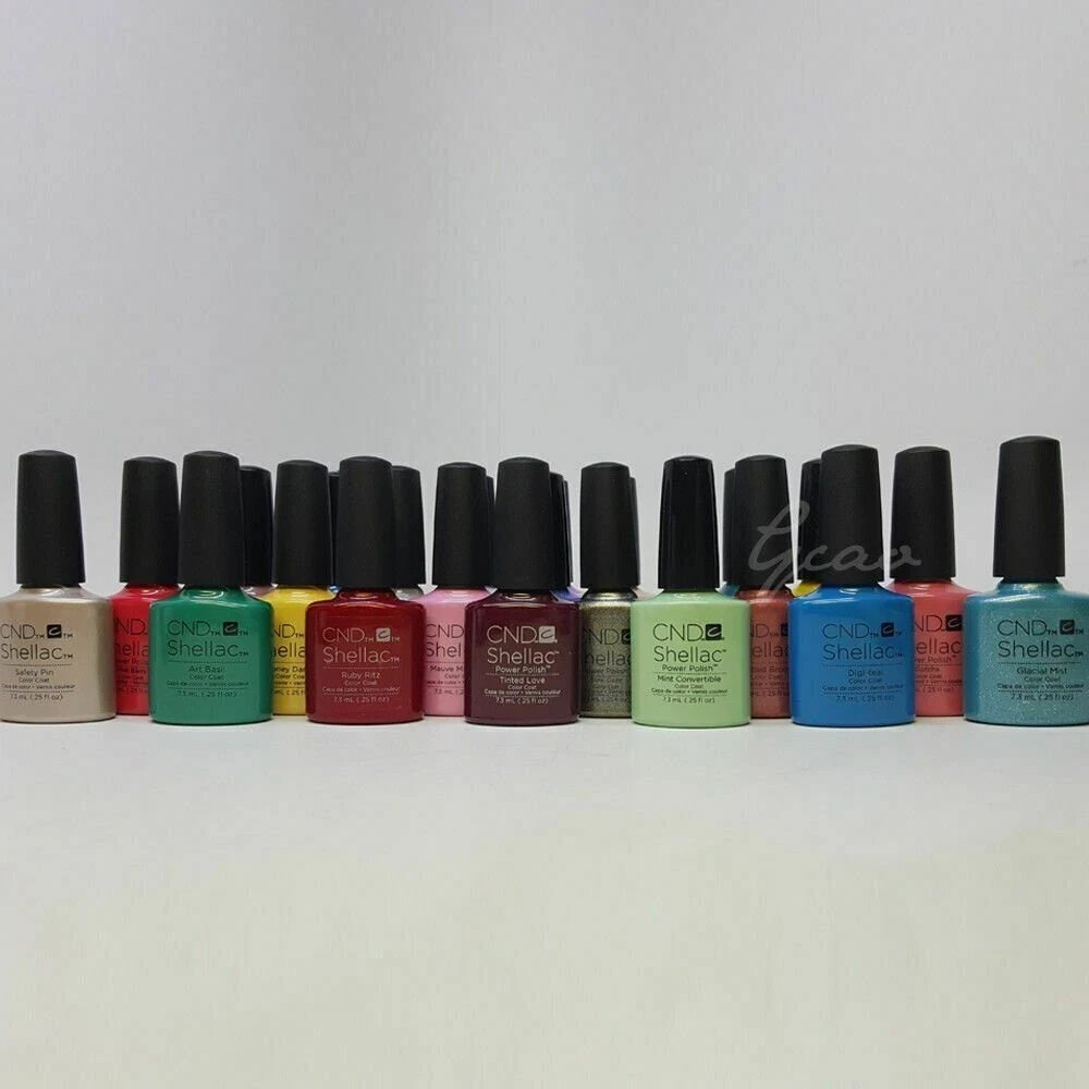 CND SHELLAC UV GEL COLOR Nail Polish Collection 2 Coat Pick Any