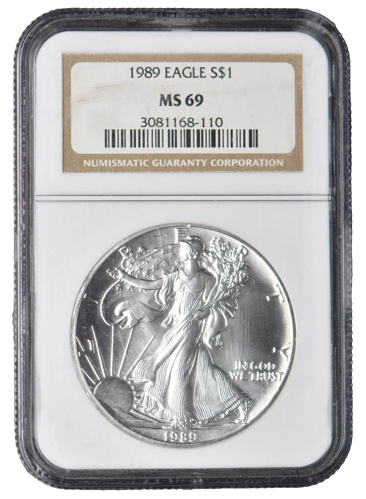 American Eagle 1 oz Precious Metal Content per Unit 1989 Silver Bullion Coins