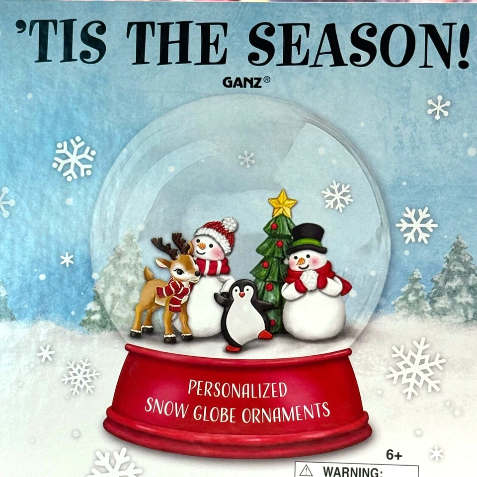 Ganz Personalized Snow Globe Christmas Ornament Names Special People - You Pick! - Image 4 of 4