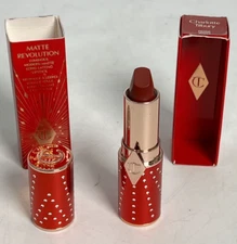 NEW Charlotte Tilbury Matte Revolution Rose Wish Long Lasting Lipstick .12 oz.