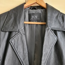 Womens Leather Coat Size 12