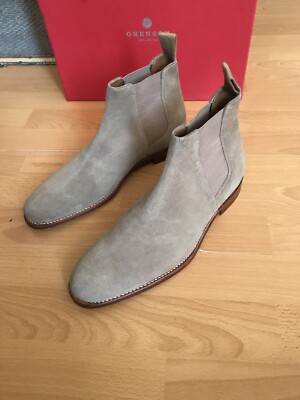 Grenson Declan Snuff Suede Herren Chelsea Boot Größe 8, EU 42