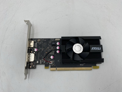 MSI NVIDIA GeForce GT 1030 2GD4 LP OC 2GB GDDR4 Full Size Bracket