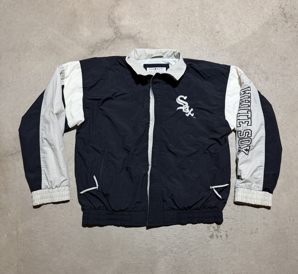 Vintage 90s Starter Chicago White Sox Full Zip Baseball Jacket